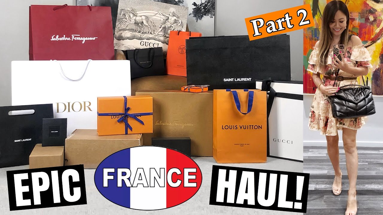 OMG ANOTHER MASSIVE FRANCE LUXURY HAUL/UNBOXING? - ft LV, Dior, YSL, Farfetch, Gucci etc