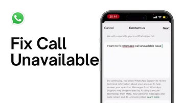 How To Fix WhatsApp Call Unavailable