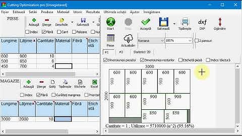 Cutting Optimization pro 5- optimizare