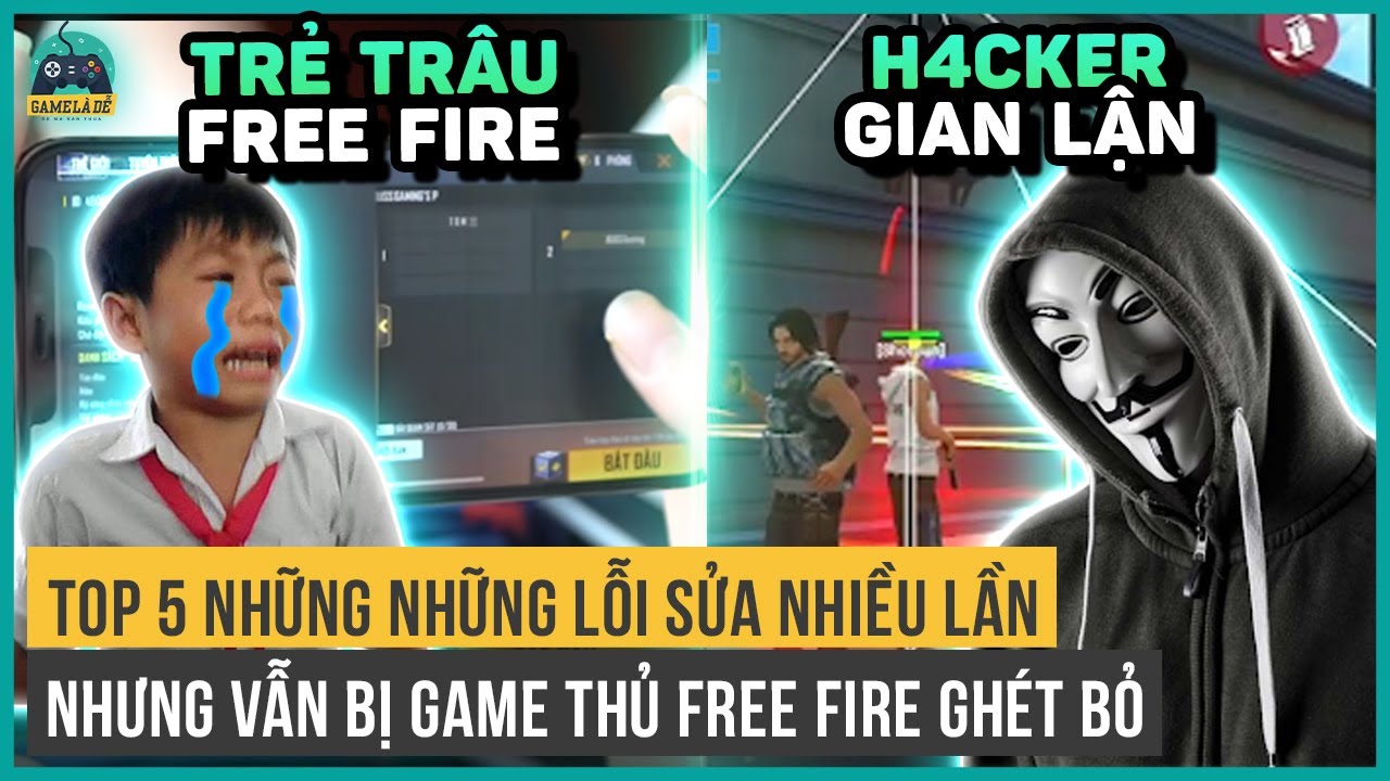 Top 5 Những Những Lỗi Sửa Nhiều Lần Nhưng Vẫn Bị Game Thủ Free Fire Ghét Bỏ | Top 5 Free Fire