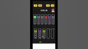 Water Sort Puzzle Level 65 Walkthrough #shorts #watersortpuzzle