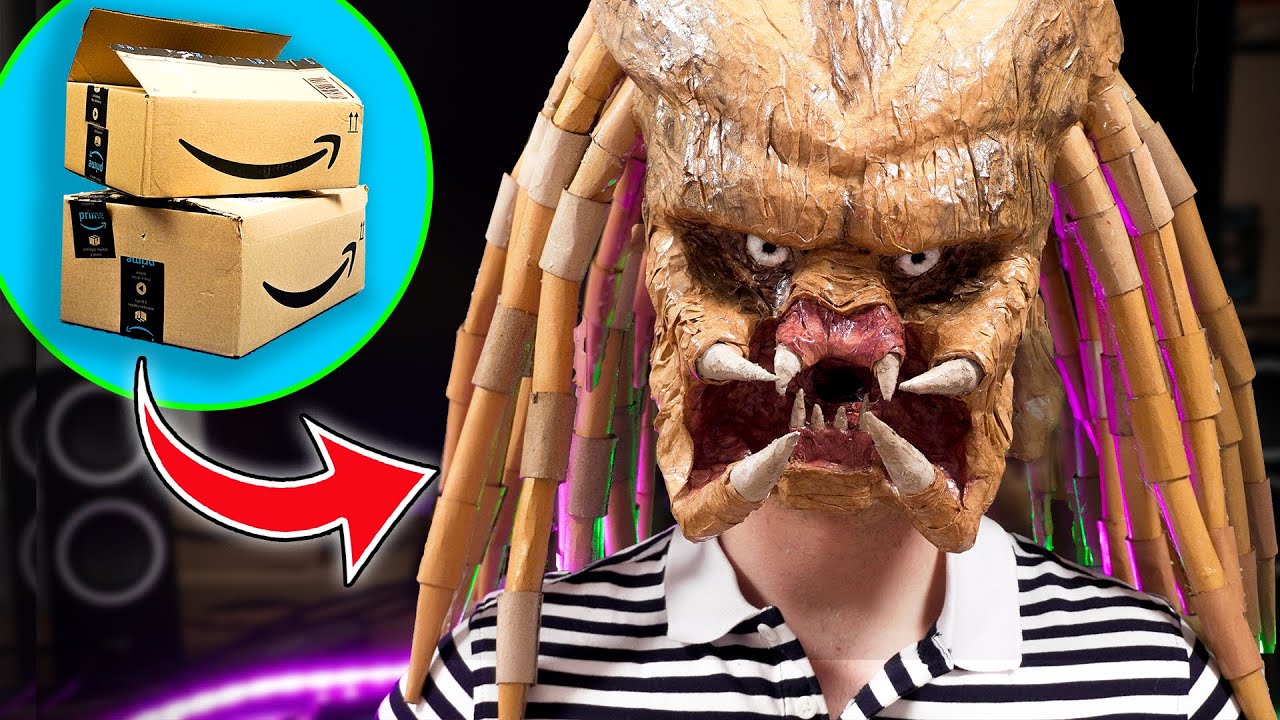 Ekstrem daytime symaskine How to make a Predator Mask from CARDBOARD! - YouTube