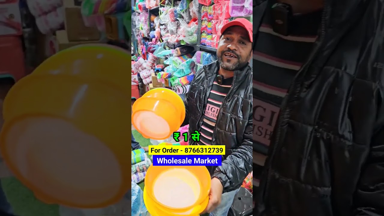 plastic Items Wholesale market