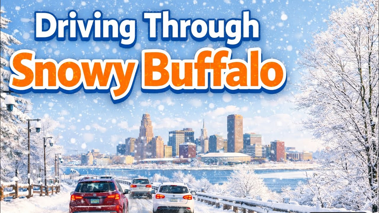 Driving Through Snowy Buffalo | Winter Road Conditions