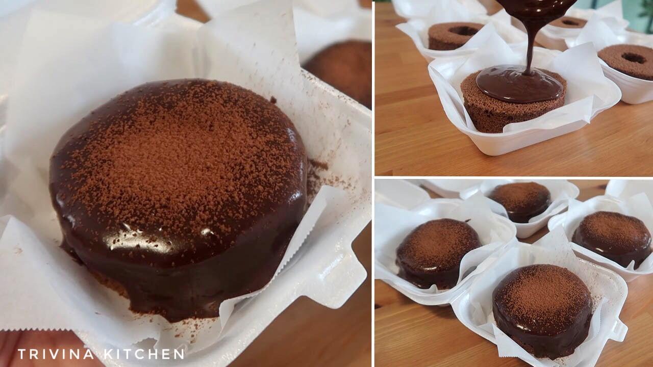 Coklatnya Lumer! Chocolate Lava Lunch Box cake