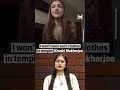 Khushi Mukherjee's reply on her bold clothes viral video #shorts