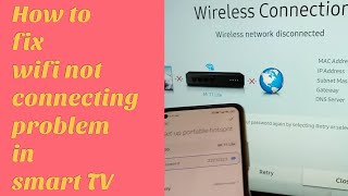 Tv me wifi connect nahi ho raha hai | Wifi connection problem in smart tv | Hotspot not connecting