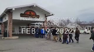 Final day at Country Cupboard