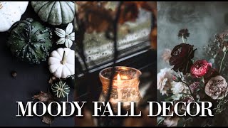MOODY Pre-FALL Decorating Inspiration | DARK, COZY & ELEGANT