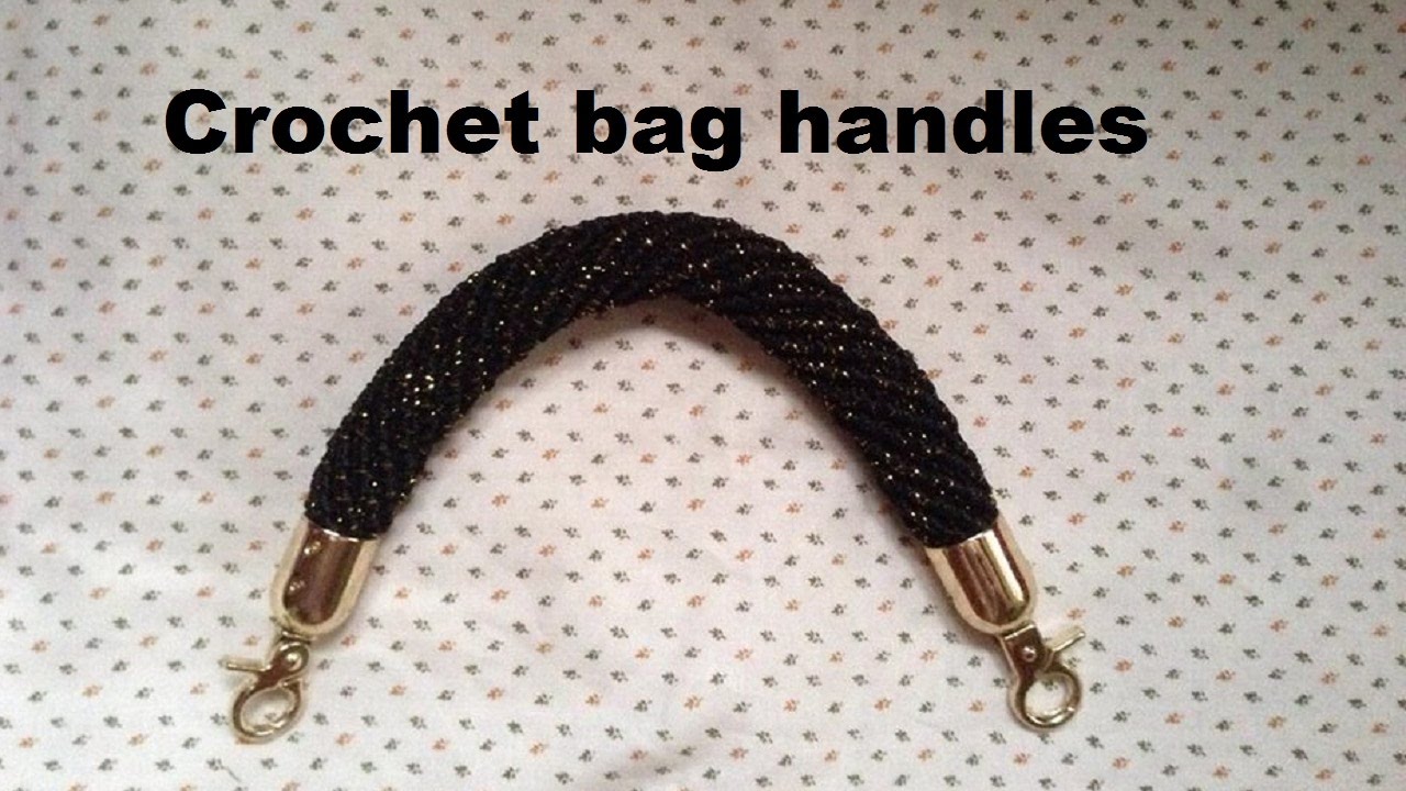 How to crochet bag handles Hướng dẫn móc Quai túi xách YouTube