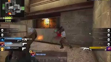 sick b8 m8 - professional lurker for NiP gets 1v5 ace clutch with nife