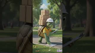 🐢 Turtle Tries to Deliver Express Packages #shorts #ytshorts