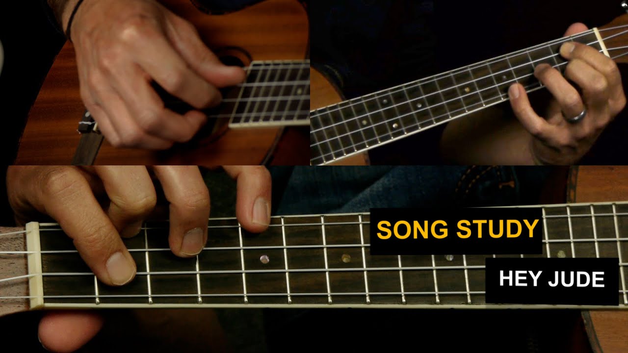Hey Jude Ukulele Lesson Chord Melody Solo Beatles YouTube