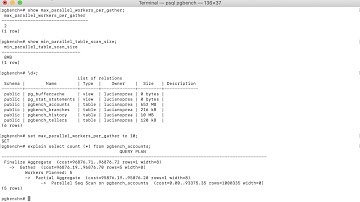 PostgreSQL Parallel Queries 12/12