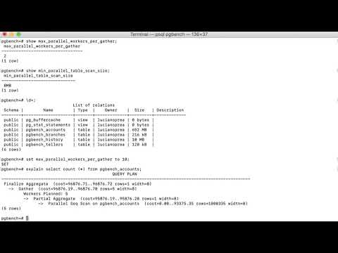 PostgreSQL Parallel Queries