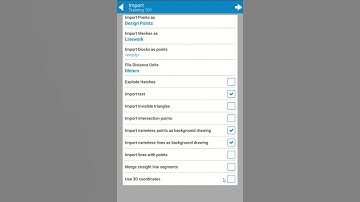 GNSS NRTK ROVER 27 Exchange Import an AutoCAD Drawing TFM V9 0