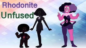 Steven Universe || Rhodonite Unfused || Ruby and Lavender Pearl