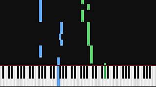 Johann Sebastian Bach - Marche Es-dur, BWV Anh. 127 | Piano Visualization