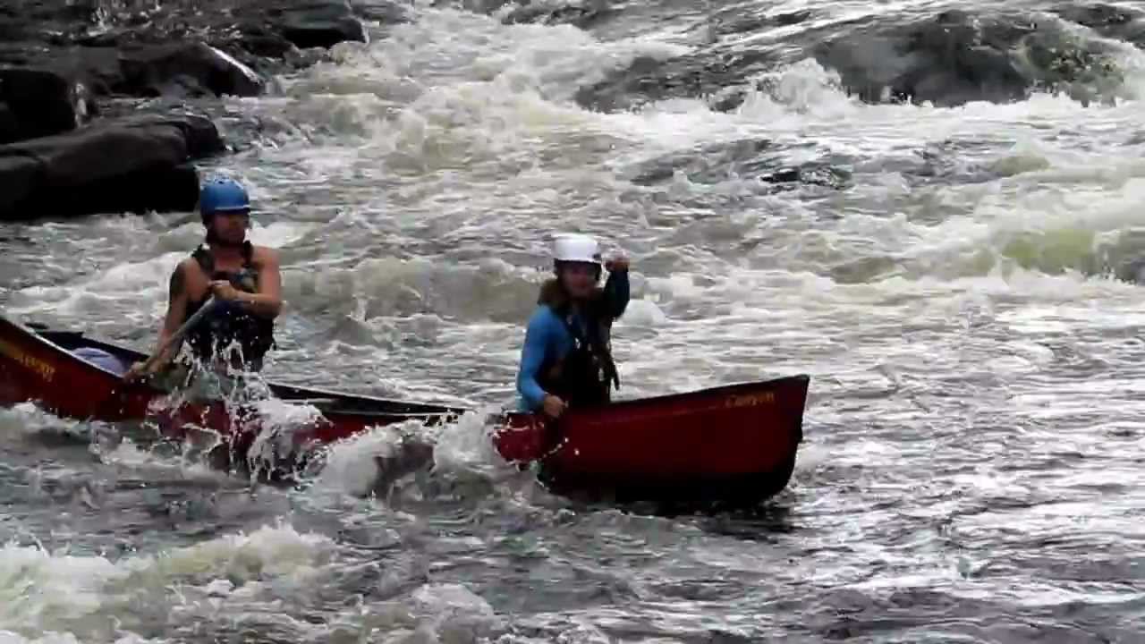 Justine and Kory - Crooked Chute - Petawawa River - YouTube