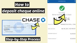 Chase deposit cheque | How to cash a check at Chase bank account online | Chase cash online deposit Chase deposit cheque | How to cash a check at Chase bank account online | Chase cash online deposit