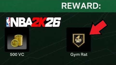 Hoe je de GYM RAT BADGE krijgt in NBA 2k26 huidige generatie (SNELSTE MANIER!!)