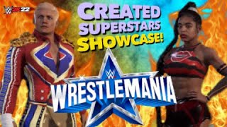Wrestlemania 38 Attires Pt 1 Wwe 2K22 Created Superstars Showcase Ep. 3