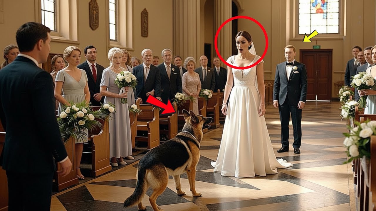 Свадебный шок: служебная собака преградила ей путь, и тогда она узнала душераздирающую правду...