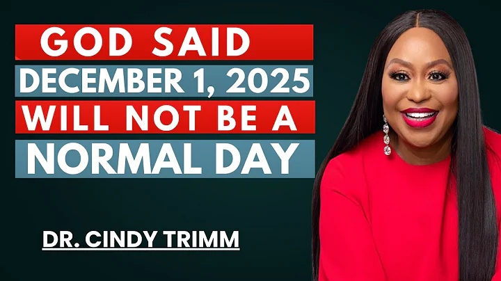 God Said December 1, 2025 Will Not Be A Normal Day |  Dr Cindy Trimm Best Motivational Speech