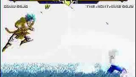 SSJ5 Goku vs. The Nightmare SSJ3 (round 2)