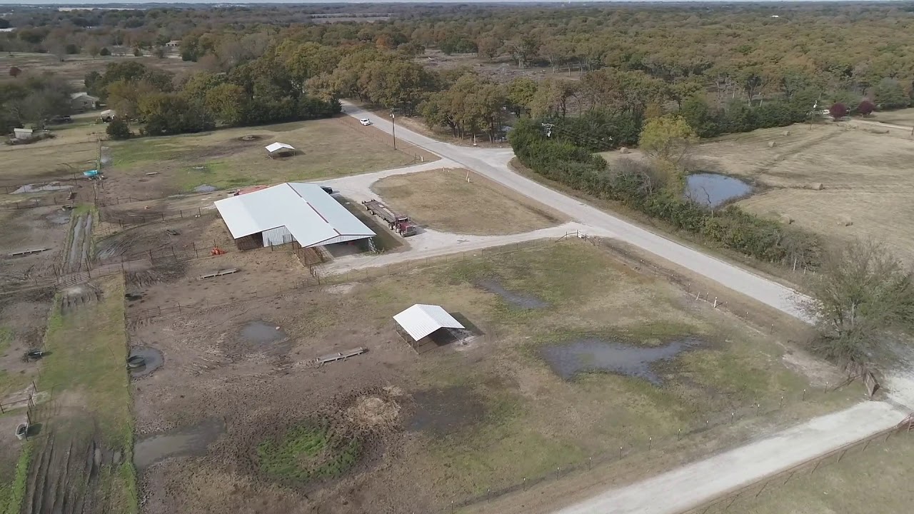 SOLD GREAT 90 ACRE RANCH NEAR DALLAS IMPROVED PASTURES & SHOW BARN