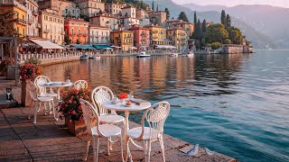 Lake Como Riverside Café Jazz at Sunset☕Soft Bossa Nova Guitar & Relaxing Piano Jazz for Work, Study screenshot 5