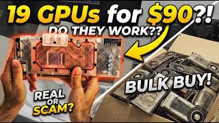 19 GPUs for 90USD !!! What's inside and will they work