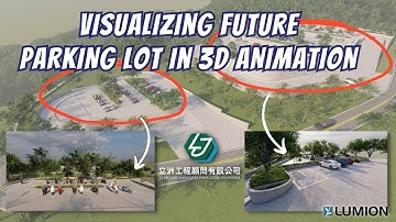 Visualizing The Future of Parking Lot Area [3D ANIMATION] - LUMION - LNA