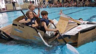 Amity Magnet School's Cardboard Regatta Bend, Oregon - 2017 (Wendy Pierce's class)