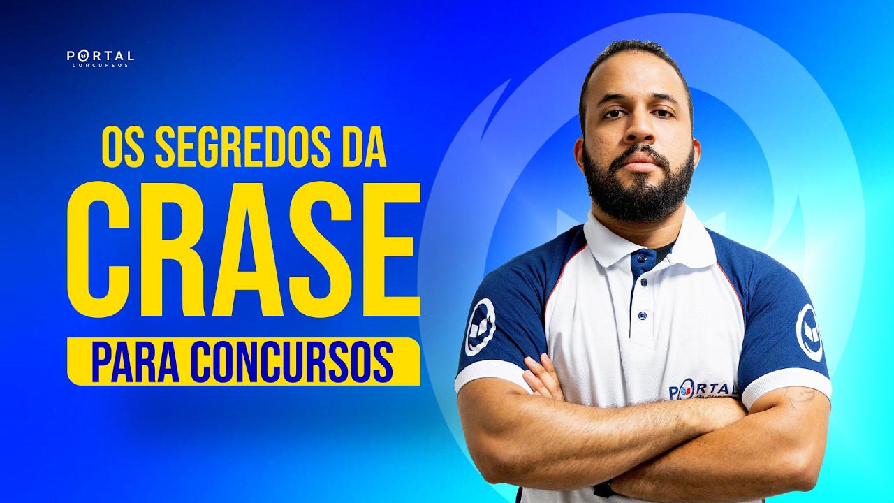 OS SEGREDOS DA CRASE PARA CONCURSOS | Com o Prof. Anderson Oliveira