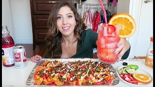 HOT CHEETO HEART ATTACK NACHOS + ICE CREAM MUKBANG! (Eating Show) | MEESH LA