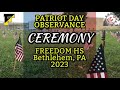 2023 Freedom High School - Patriot Day Ceremony