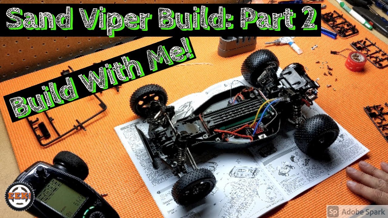 Tamiya Sand Viper Build Part 2 - Build With Me! (DT-02 Tamiya Kit