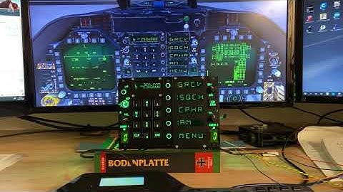 UFC redesign | F/A-18C Simpit | Display test