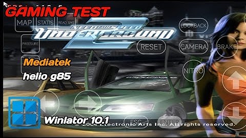 Mencoba Test Need for Speed Underground 2 - Winlator 10.1 | helio g85