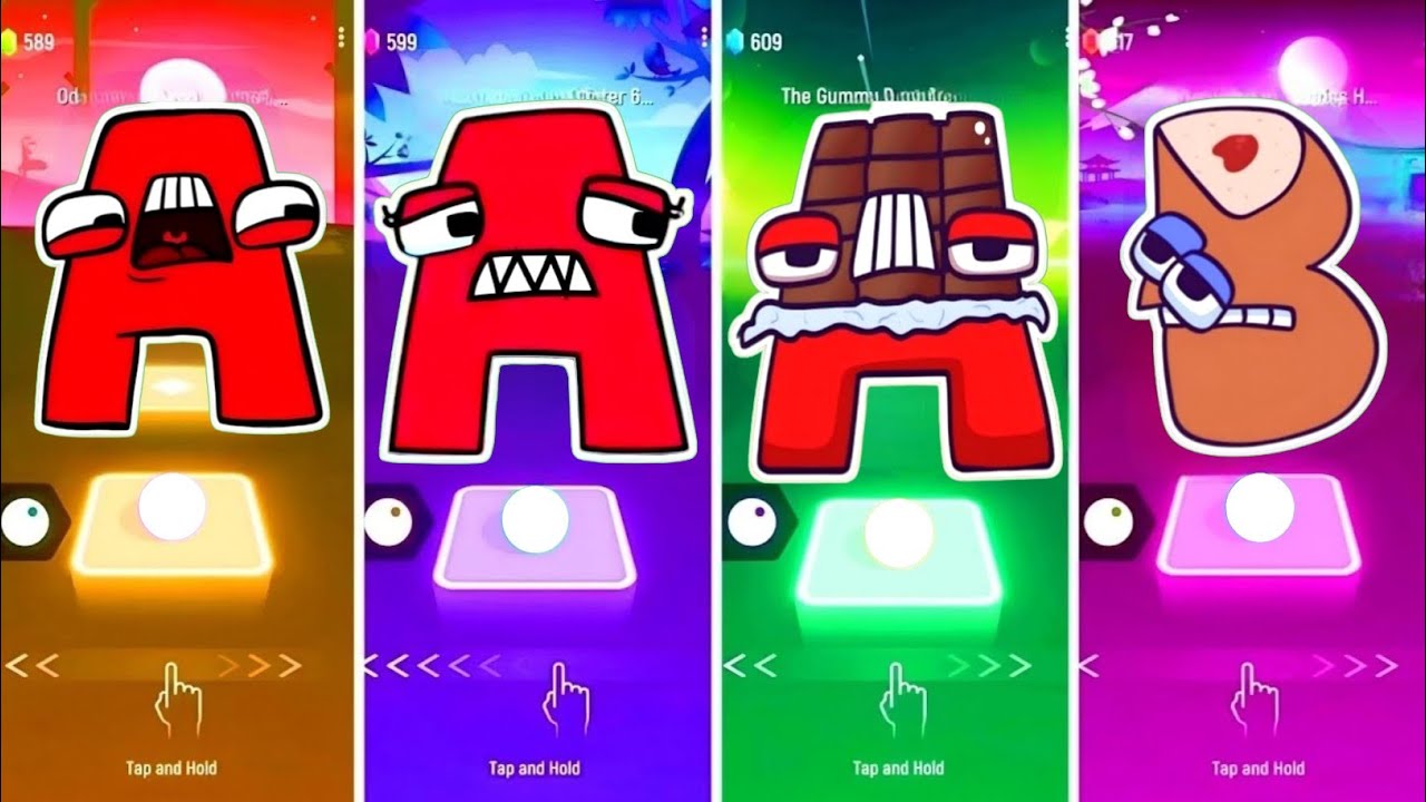 New Red Alphabet Lore - A 🆚 Alphabet Lore Candy - A 🆚 B. 🎶 Who Is Best?🎵 Tell We? 😍