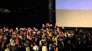 Presentación de Pulp Fiction en la playa - Festival de Cannes