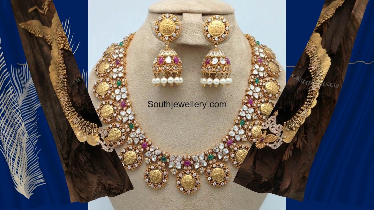 Traditional Lakshmi Haar Designs - YouTube