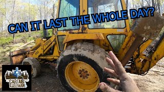 Putting Old Backhoe to Work for the First Time  Breakdowns Included!