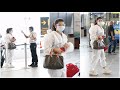 Actress Pranitha Subhash spotted at Hyderabad airport in PPE kit