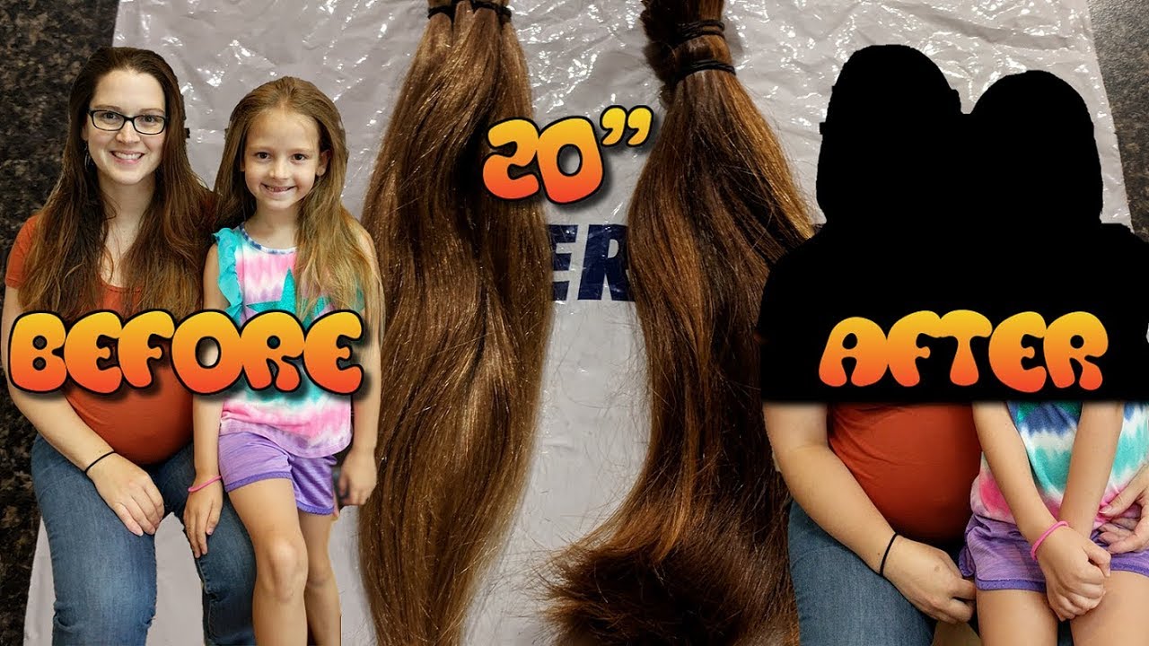 DRASTIC 20" HAIRCUT! HAIR DONATION! YouTube