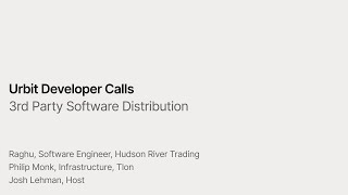 Developer Call: 3rd Party Software Distribution