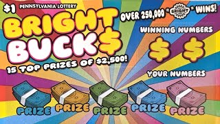 BRIGHT BUCK$! NEW JULY 2026 PENNSYLVANIA LOTTERY $1 SCRATCH OFF TICKETS! #lottery #scratch #winner