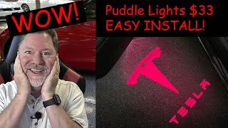UXcer Tesla Puddle Lights for 3/Y/S/X