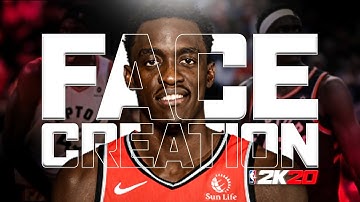PASCAL SIAKAM FACE CREATION NBA 2K20! HOW TO BUILD SIAKAM IN 2K20!!